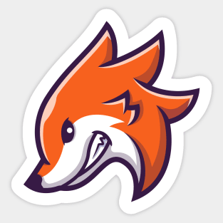 Fox Esport Mascot Sticker